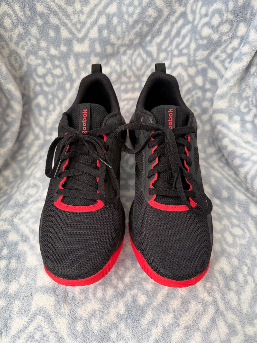 Reebok Men’s Black and Red Athletic Shoes
